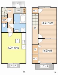 Ambiente　D棟の物件間取画像